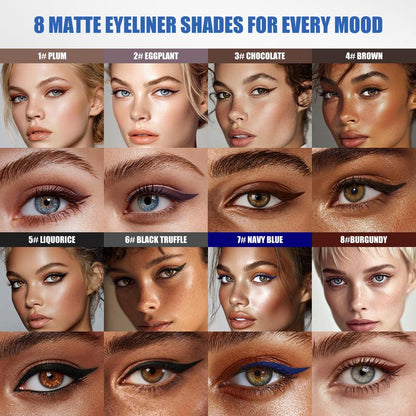 Waterproof Gel Eyeliner Pencil – 24H Long-Lasting & Smudge-Proof