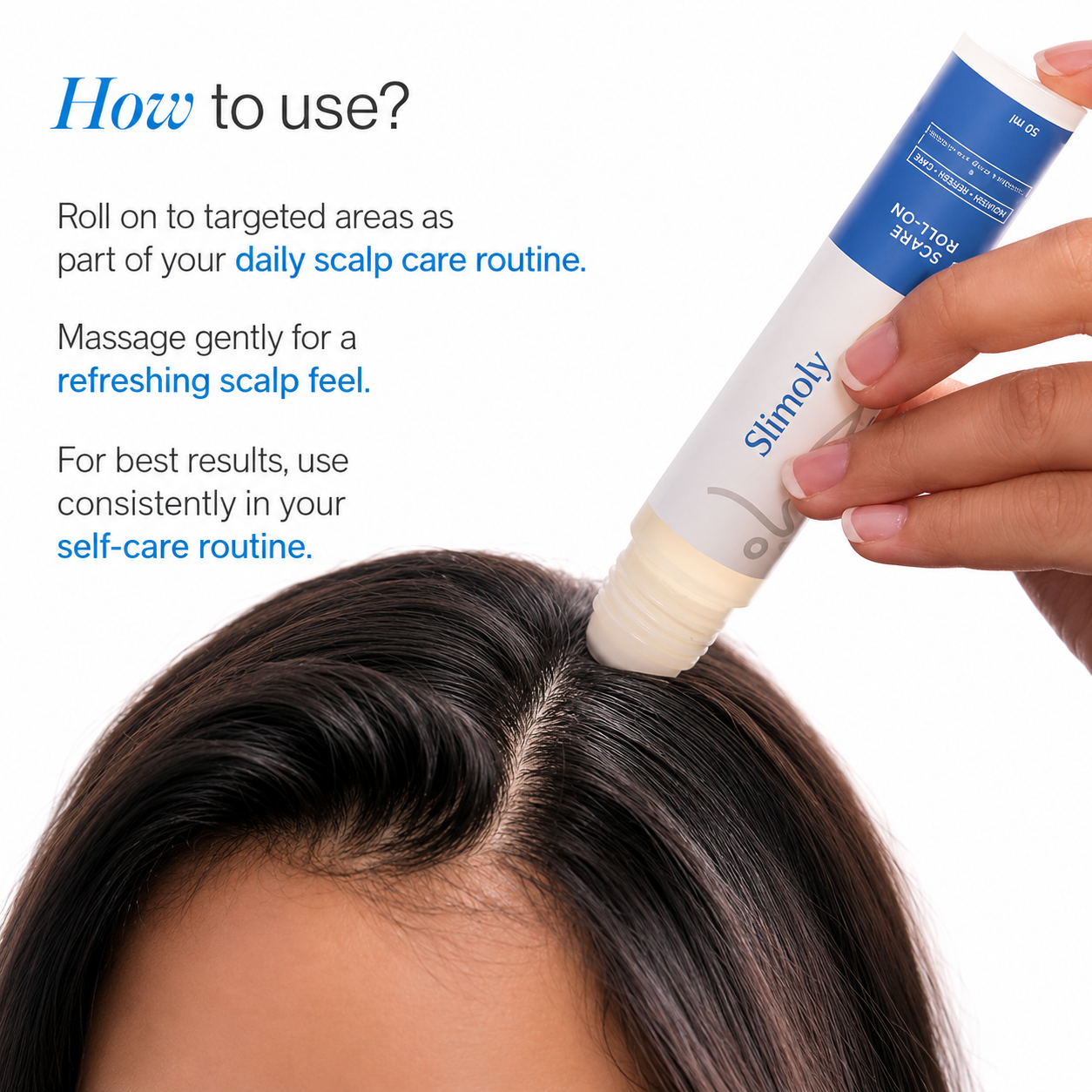 Scalp & Hair Wellness Roll‑On Serum