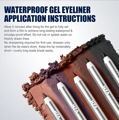 Waterproof Gel Eyeliner Pencil – 24H Long-Lasting & Smudge-Proof